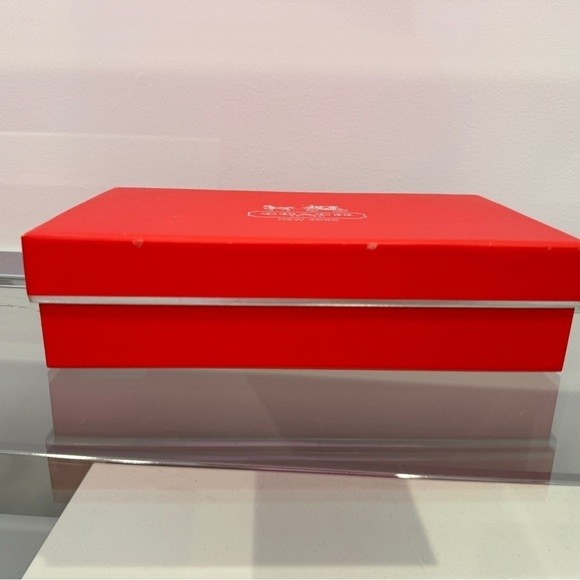 Coach Red Decor Gift Box 9x5x2 - Picture 2 of 5